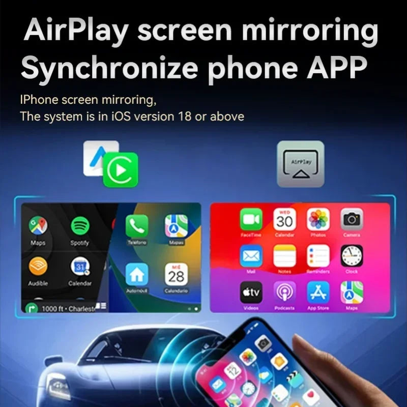 Wireless CarPlay and Android Auto 3-in-1 Adapter