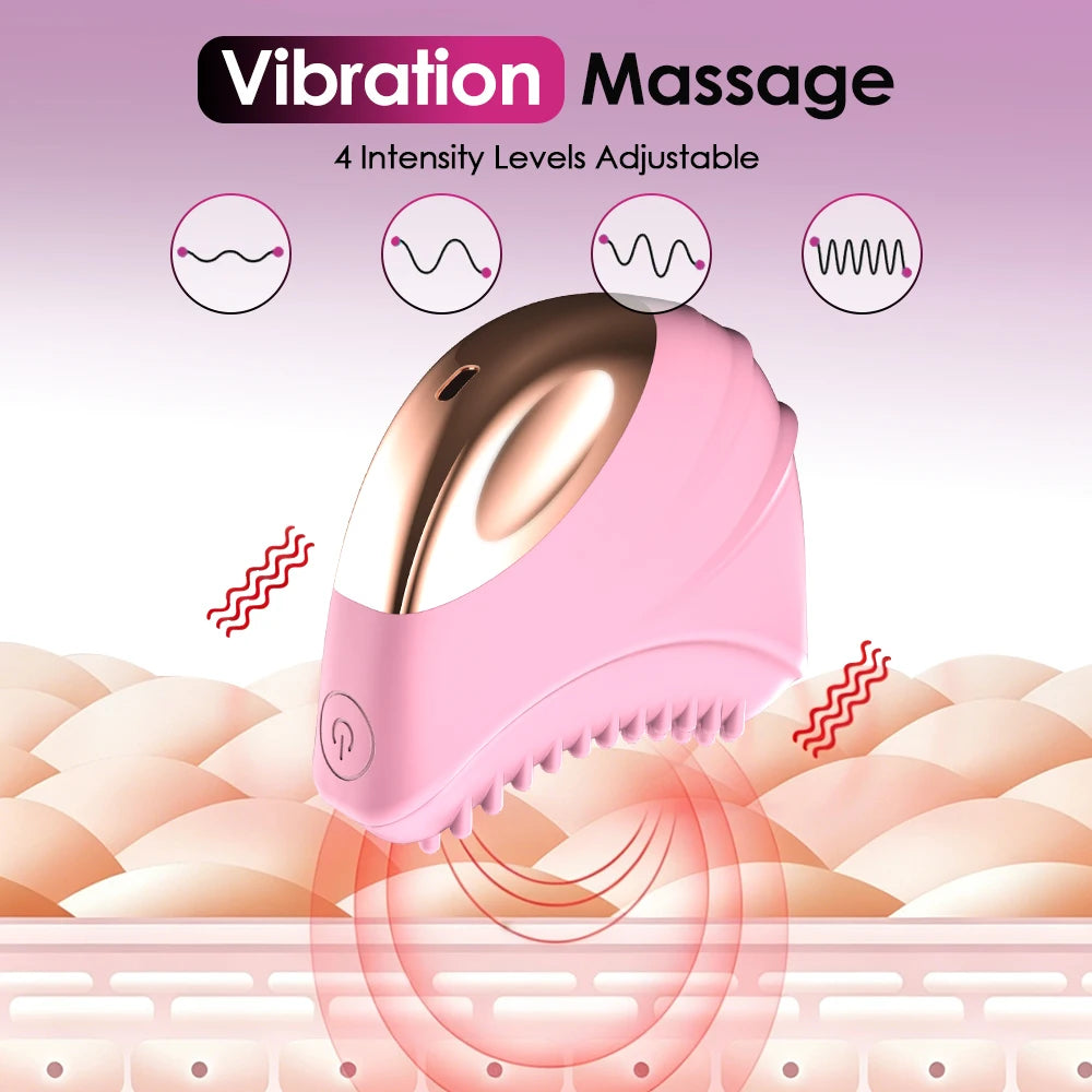 Electric Vibrating Body Contour Massage Brush
