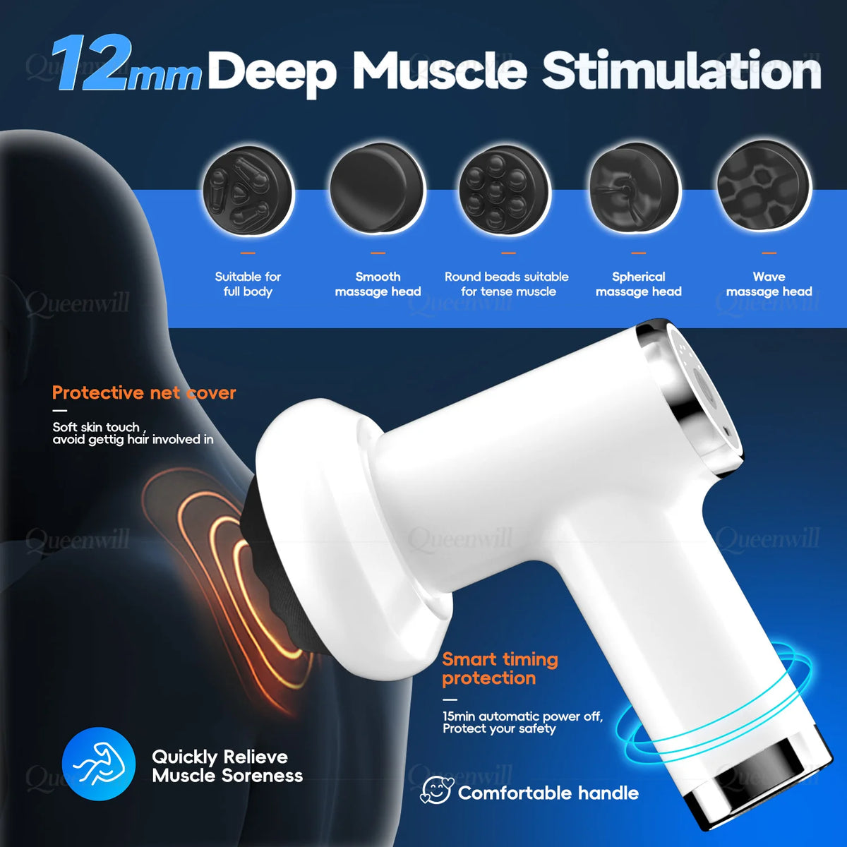 Portable Deep Tissue Body Shaping Massage Gun