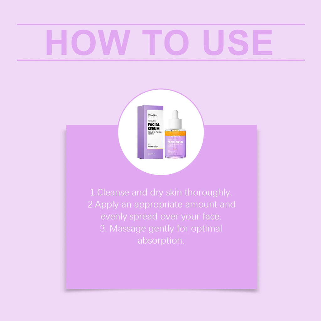 Retinol Anti-Aging Facial Serum for Firming and Brightening