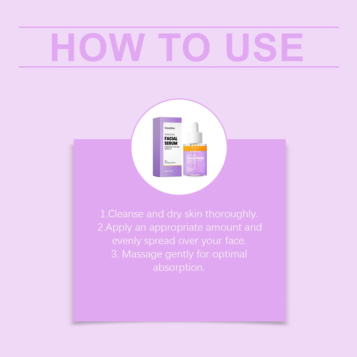Retinol Anti-Aging Facial Serum for Firming and Brightening