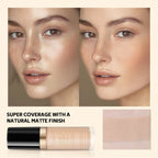 Full Coverage Waterproof Liquid Concealer and Sculpting Foundation