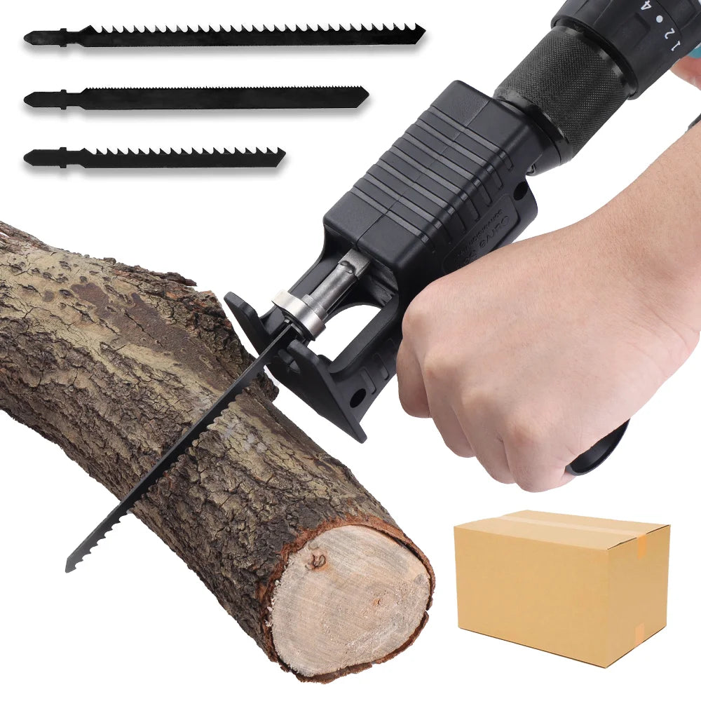 Electric Drill Reciprocating Saw Attachment Adapter