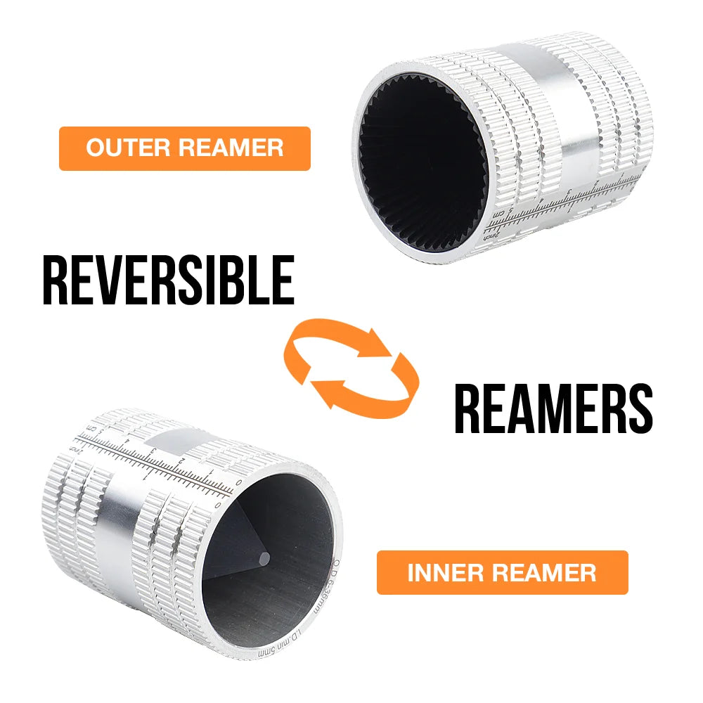 Professional Pipe Reamer and Deburring Tool for Metal and PVC Pipes - 8