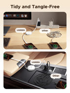 100W PD Fast Charging Retractable USB-C to USB-C Cable