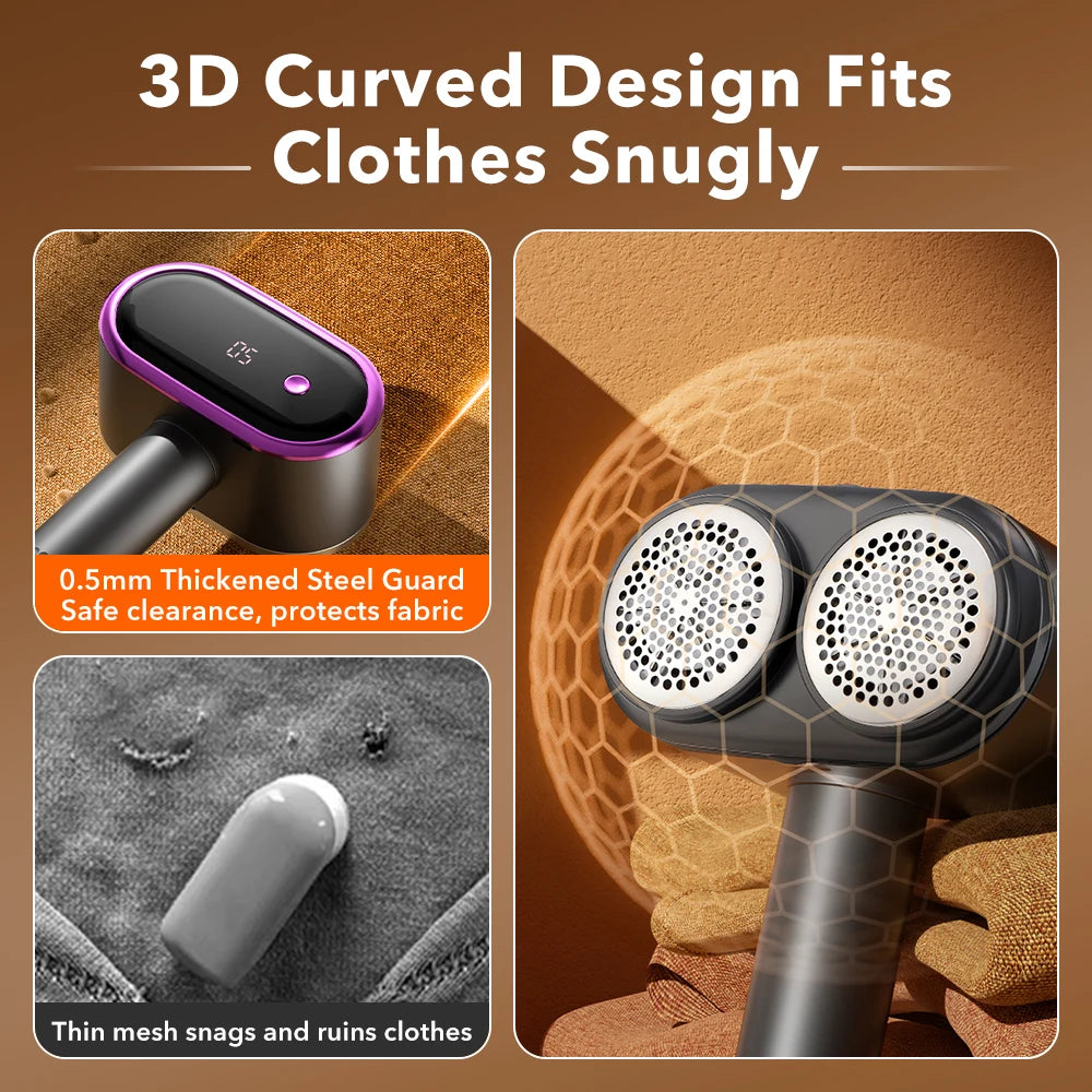 5-Speed Rechargeable Electric Fabric Shaver and Lint Remover