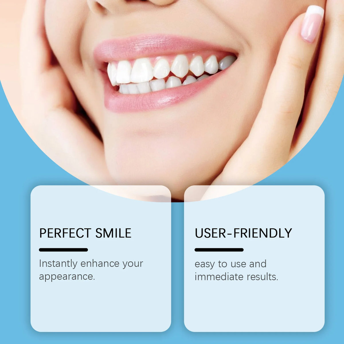 Temporary Silicone Denture Set for Instant Smile Transformation