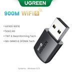 Dual-Band USB WiFi 6 Adapter for Desktop and Laptop