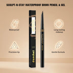 Waterproof 2-in-1 Eyebrow Pencil and Gel