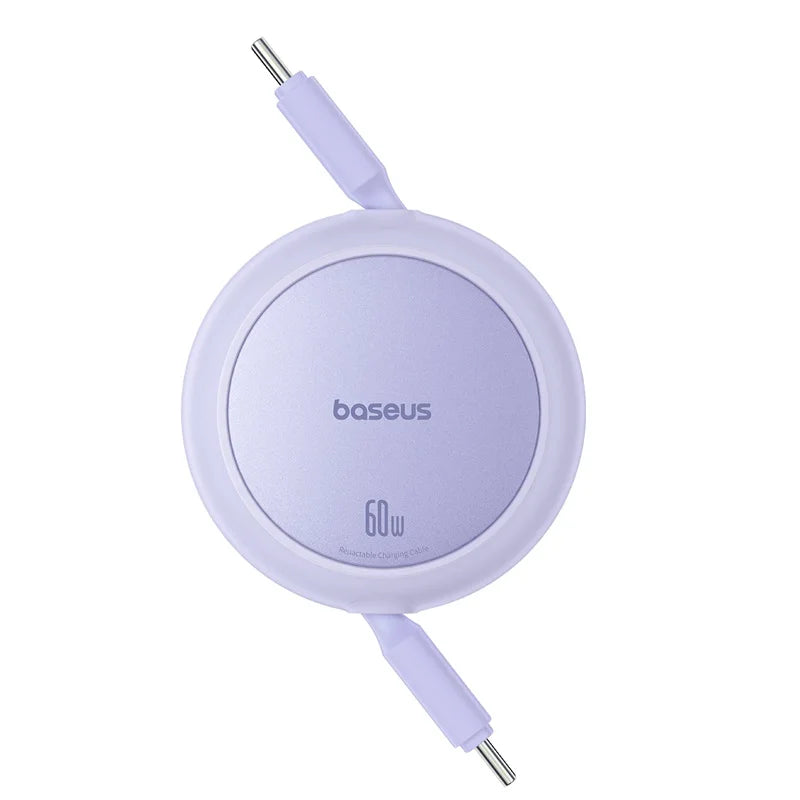 60W Retractable USB-C Fast Charging Cable