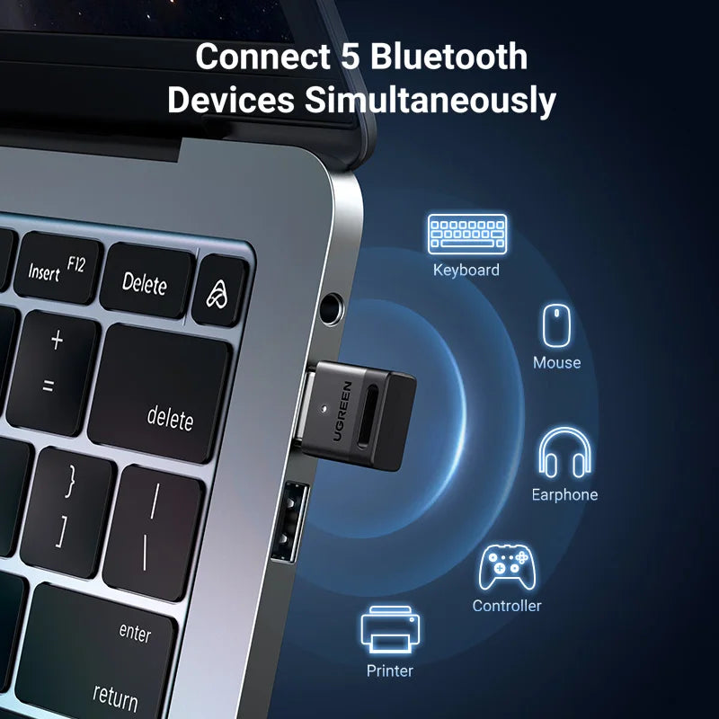 USB Bluetooth 5.3 Adapter for PC Wireless Connectivity