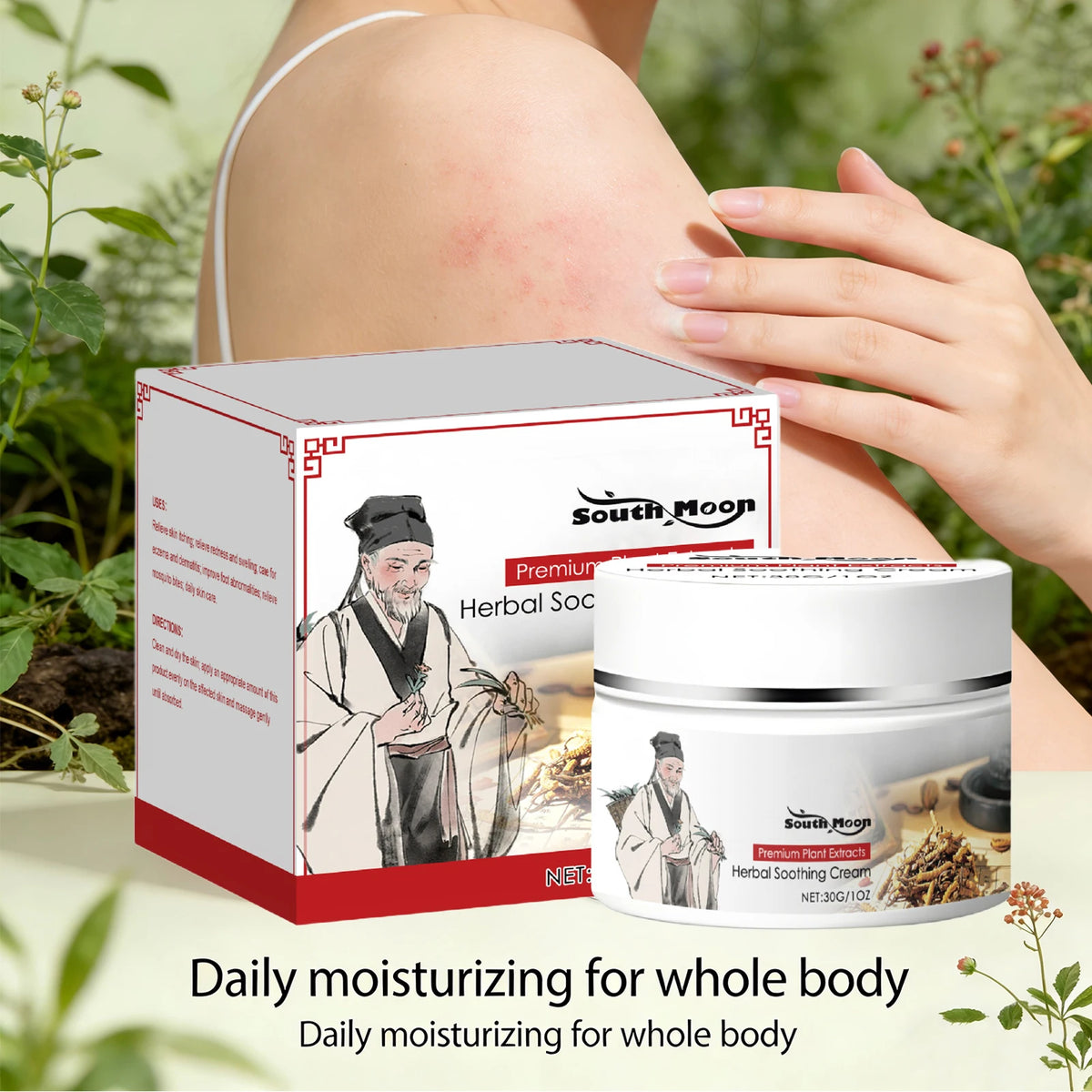 Herbal Soothing Cream for Dry and Irritated Skin