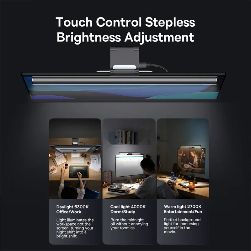 Adjustable LED Monitor Screen Hanging Light Bar - 5