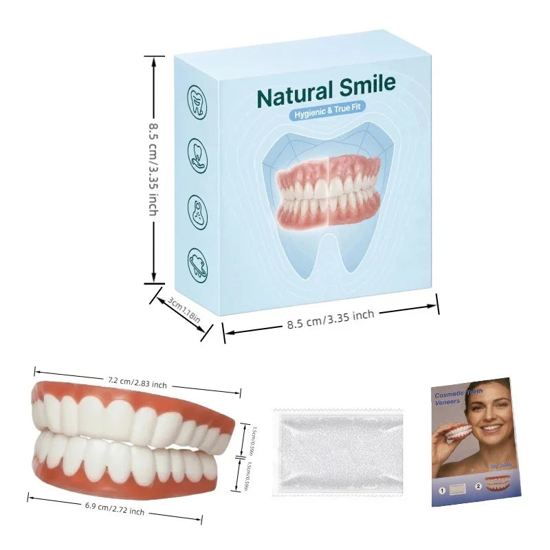 Silicone Cosmetic Dentures for Instant Smile Enhancement
