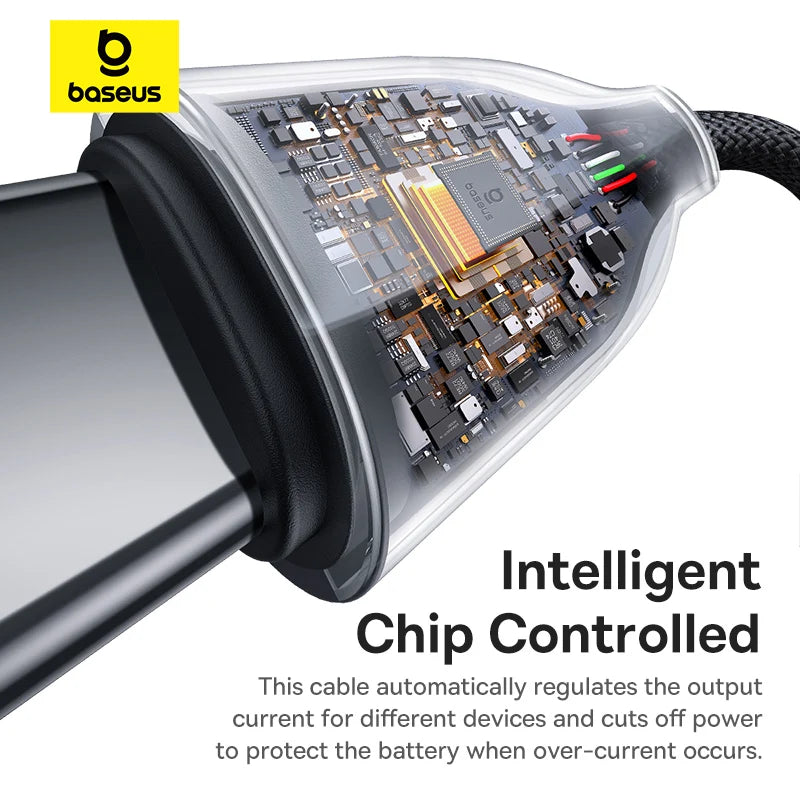 100W USB-C Fast Charging Data Cable for Smartphones and Tablets