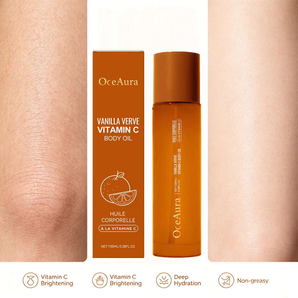 Vitamin C Hydrating Body Oil for Dry Skin