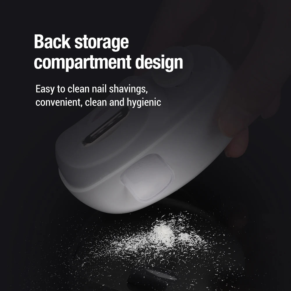 Electric Automatic Nail Clipper and Trimmer with Built-in Light