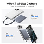 5000mAh Magnetic Wireless Power Bank for Smartphone Fast Charging