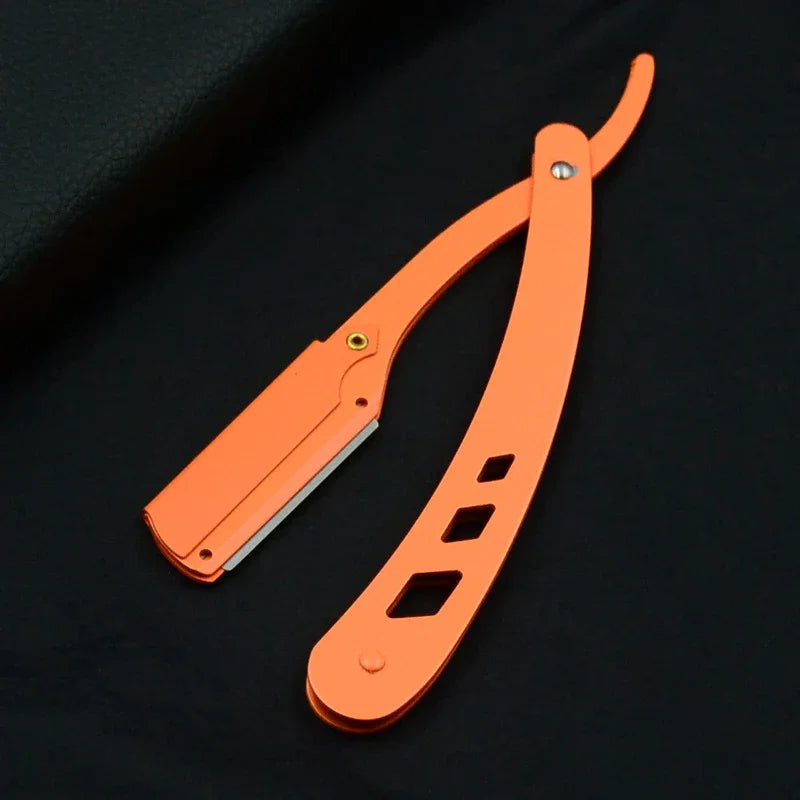 Professional Straight Edge Folding Barber Razor for Hair Shaving