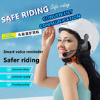 Motorcycle Helmet Wireless Bluetooth 5.3 Headset with Handsfree Mic