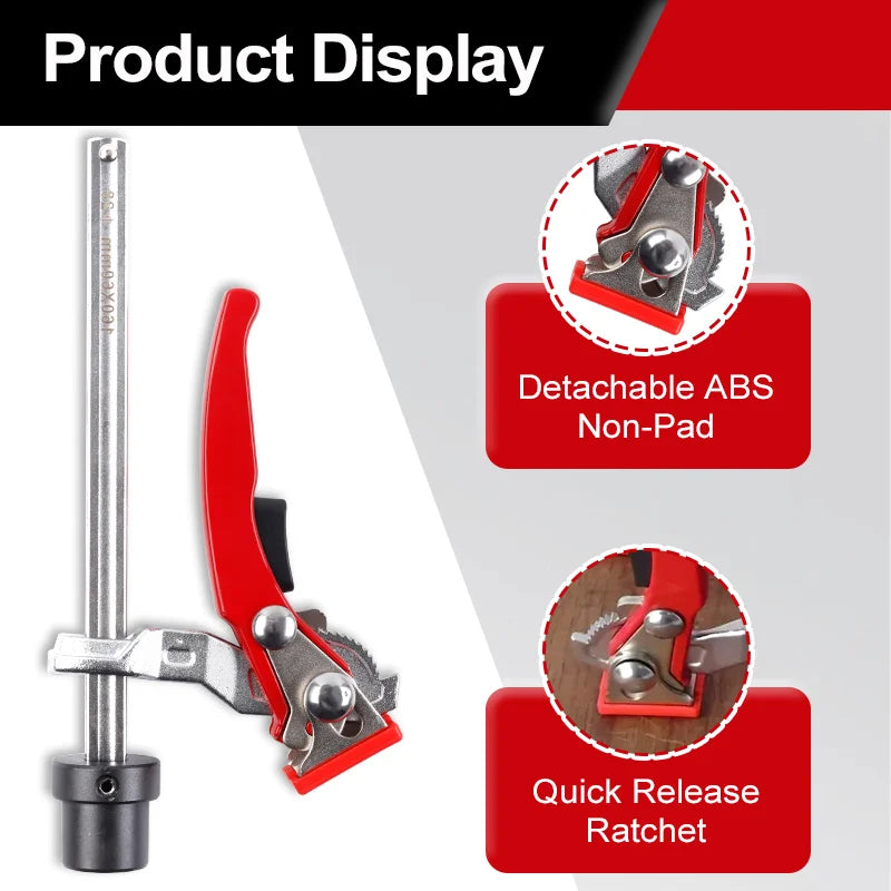 Adjustable 28mm Quick-Release Woodworking Bench Hold Down Clamp - 3