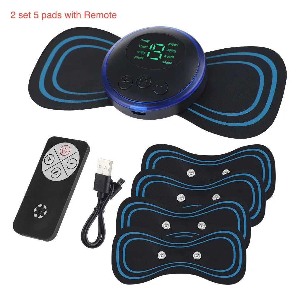 Portable Electric Muscle Massage Patch with Remote - 29