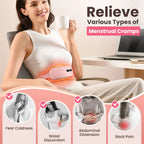 Cordless Heated Massage Belt for Menstrual Cramps