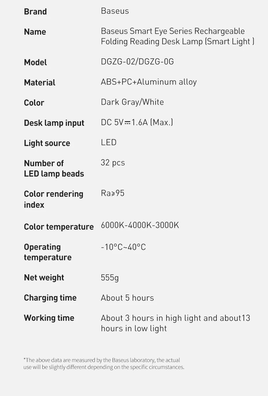 Foldable Rechargeable LED Desk Lamp with Auto Dimming - 31