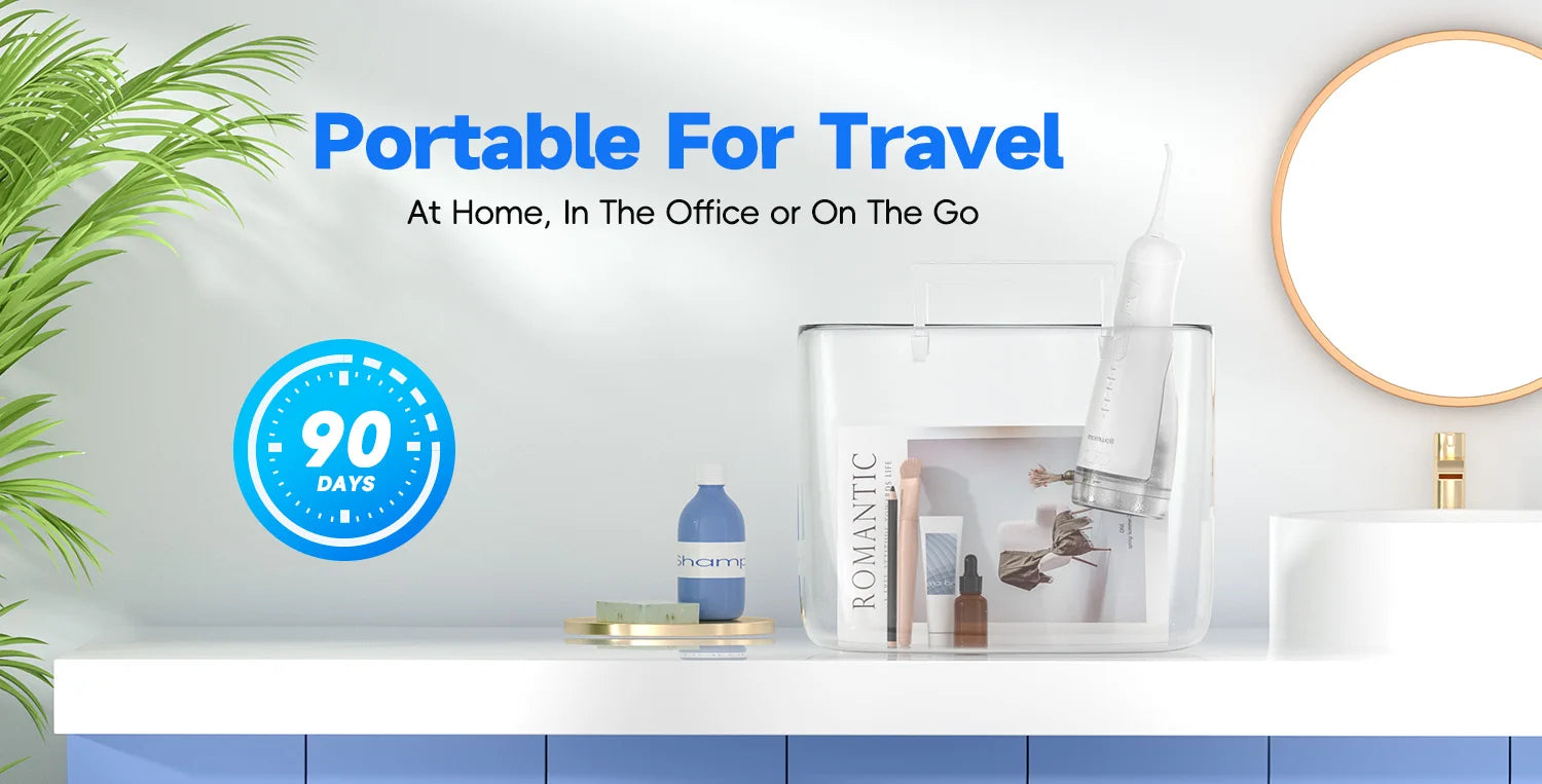 Portable Rechargeable Oral Irrigator Water Flosser - 16