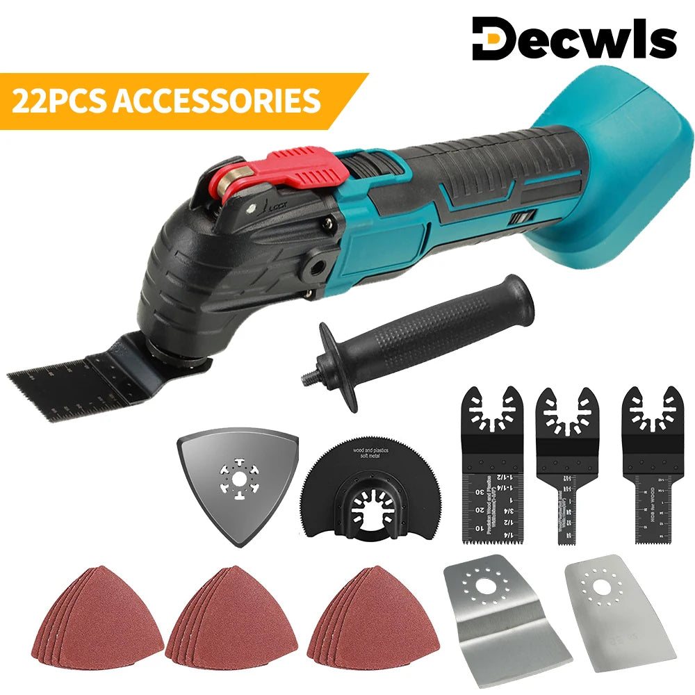 Cordless Oscillating Multi-Tool for Woodworking and Home DIY