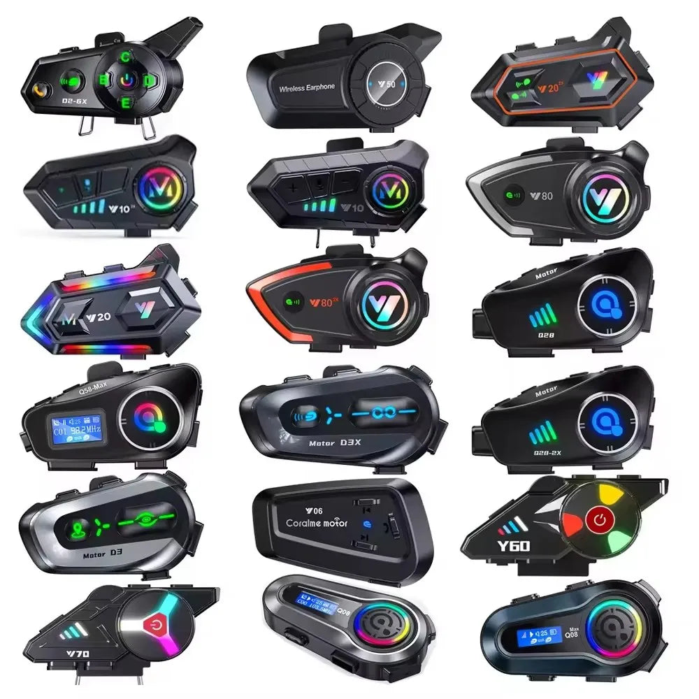 Type-C Motorcycle Helmet Bluetooth Headset Speaker and Mic Kit
