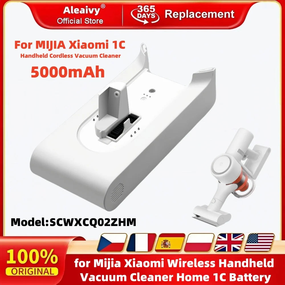 5000mAh Replacement Battery for Xiaomi MiJia 1C Cordless Vacuum - 7