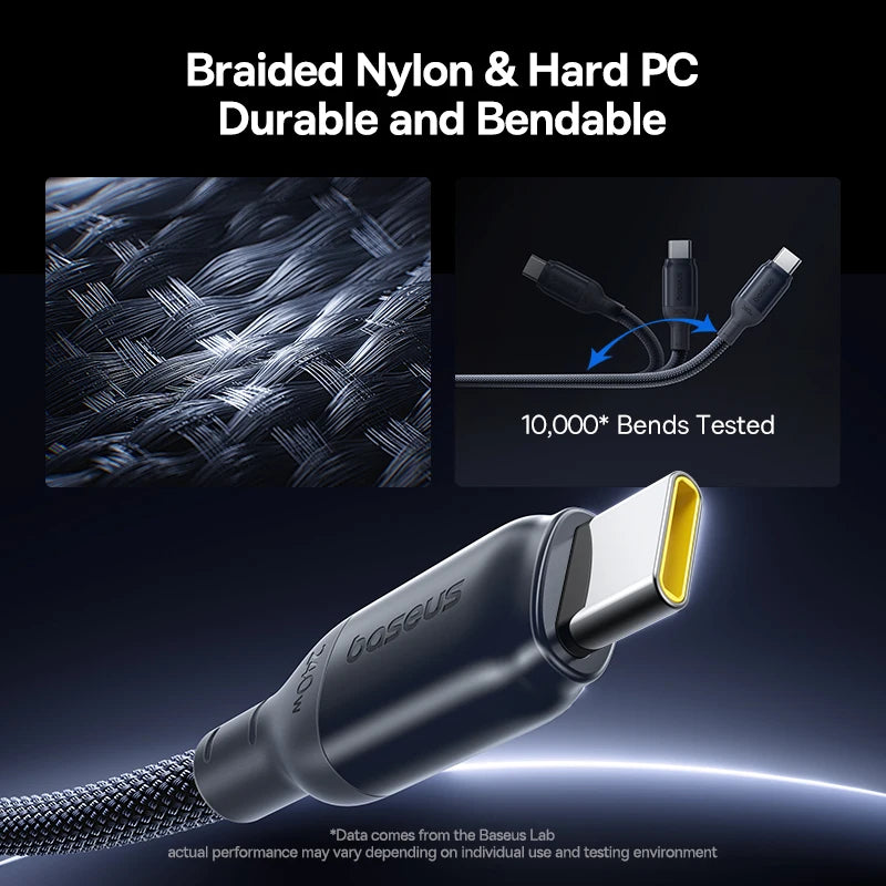 240W USB-C to USB-C Fast Charging and Data Sync Cable - 5