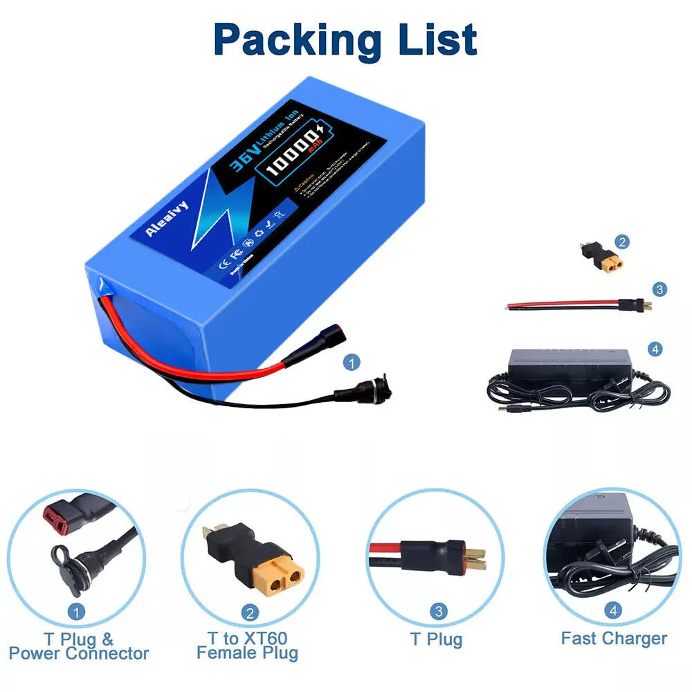 36V Lithium-Ion E-Bike and Electric Scooter Battery Pack