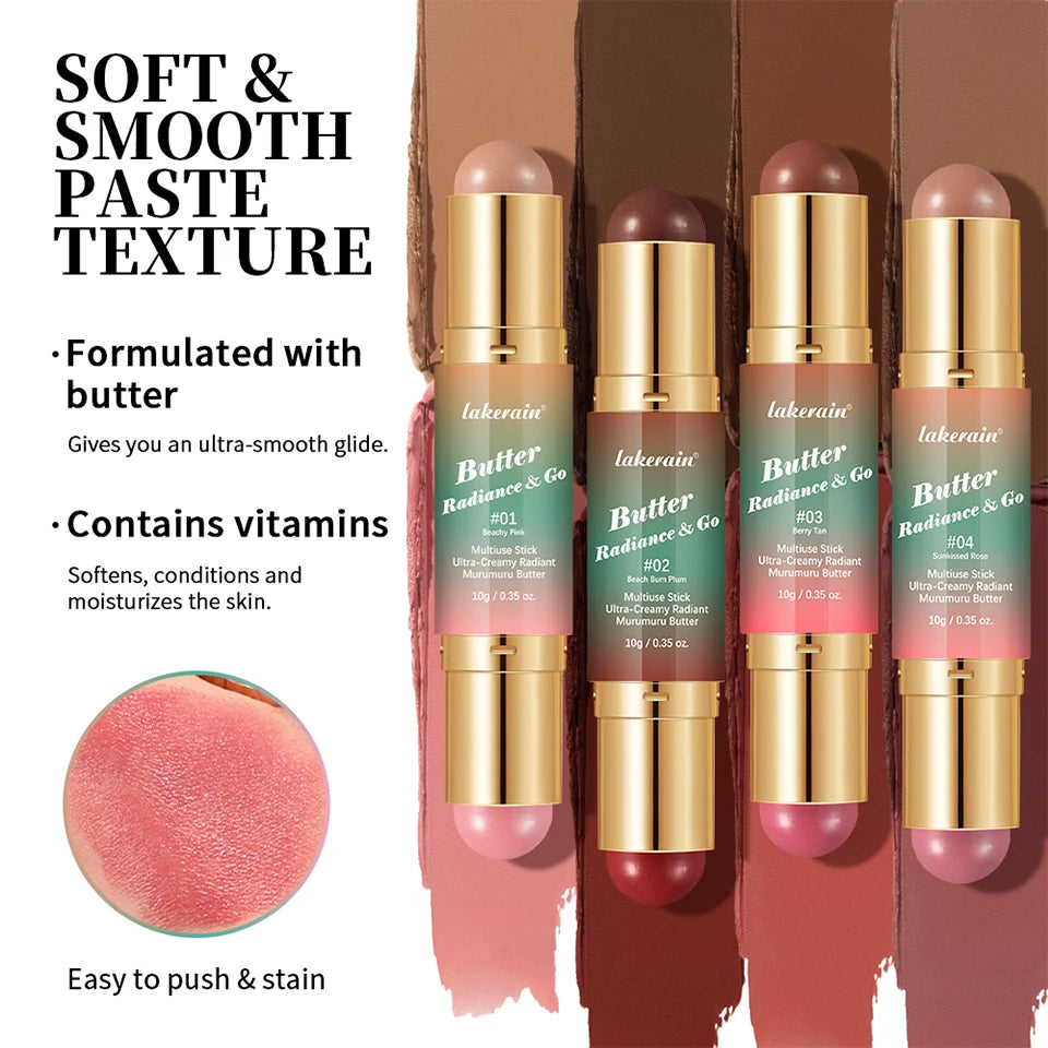 Double-Ended Bronzer and Blush Makeup Stick