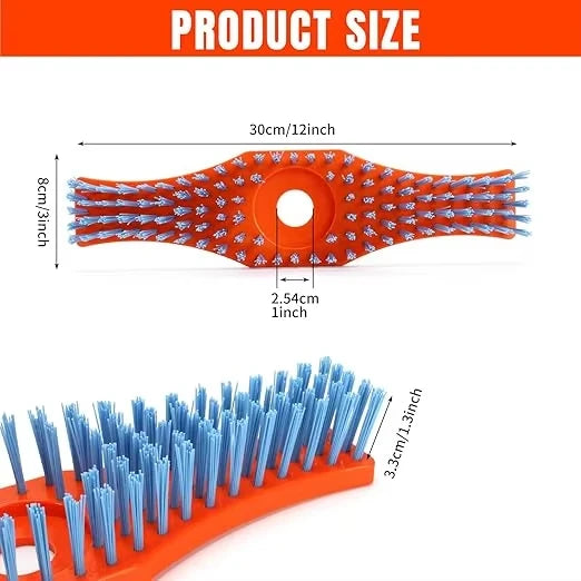 12-Inch Nylon Outdoor Surface Cleaning Brush for Trimmers