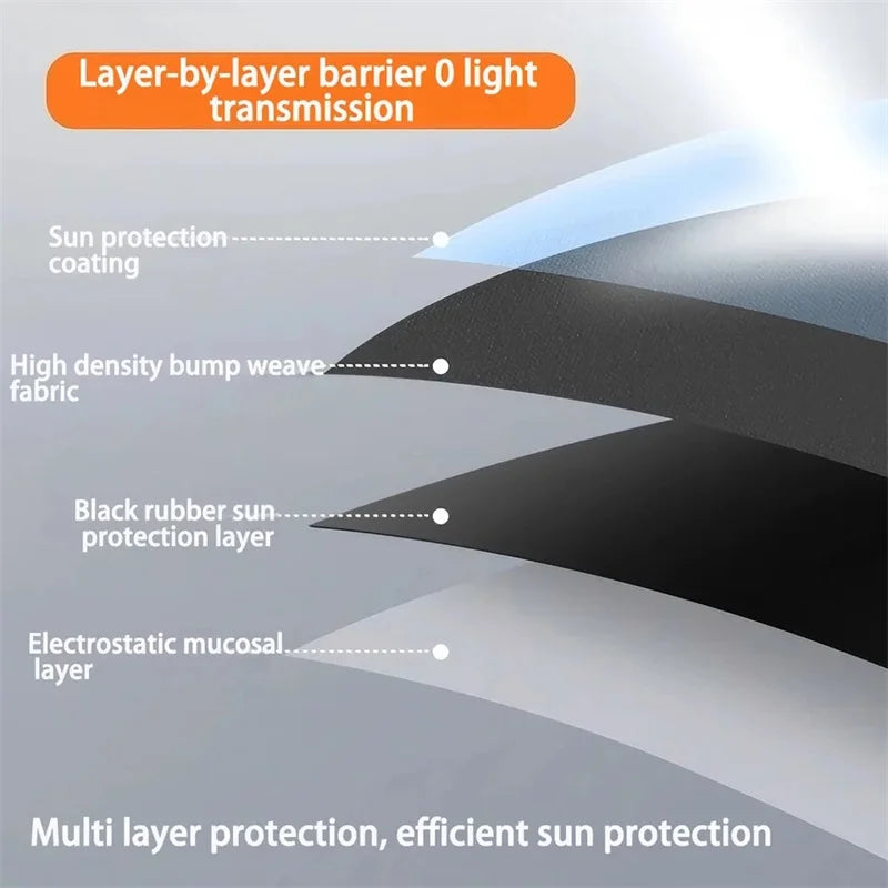 Electrostatic Car Side Window Sun Shade - 5