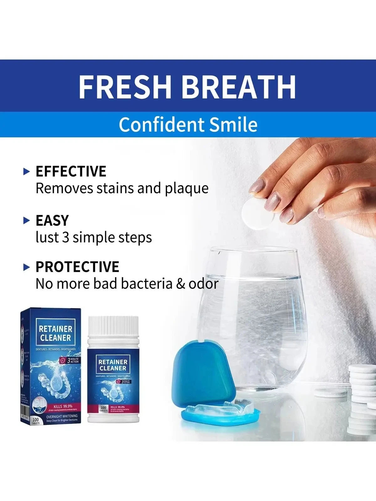 Denture and Retainer Cleaning Tablets - 5