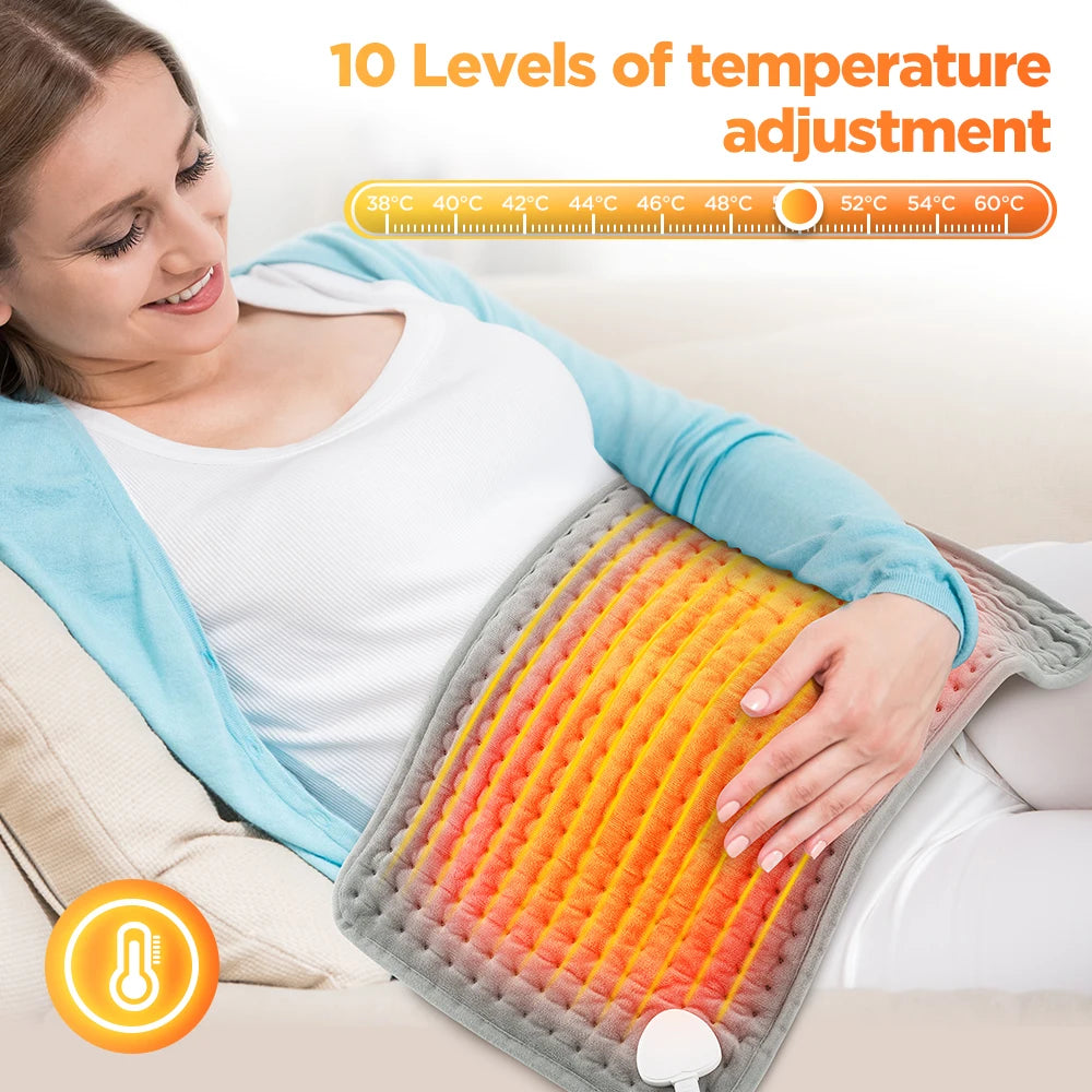 Electric Heating Pad for Back and Muscle Pain Relief