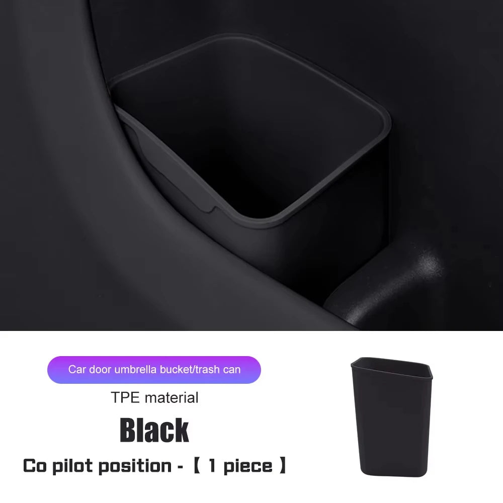 Silicone Car Door Trash Can and Umbrella Holder Organizer
