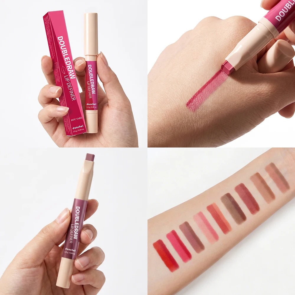 2-in-1 Dual Ended Lip Contour Liner and Hydrating Matte Gloss
