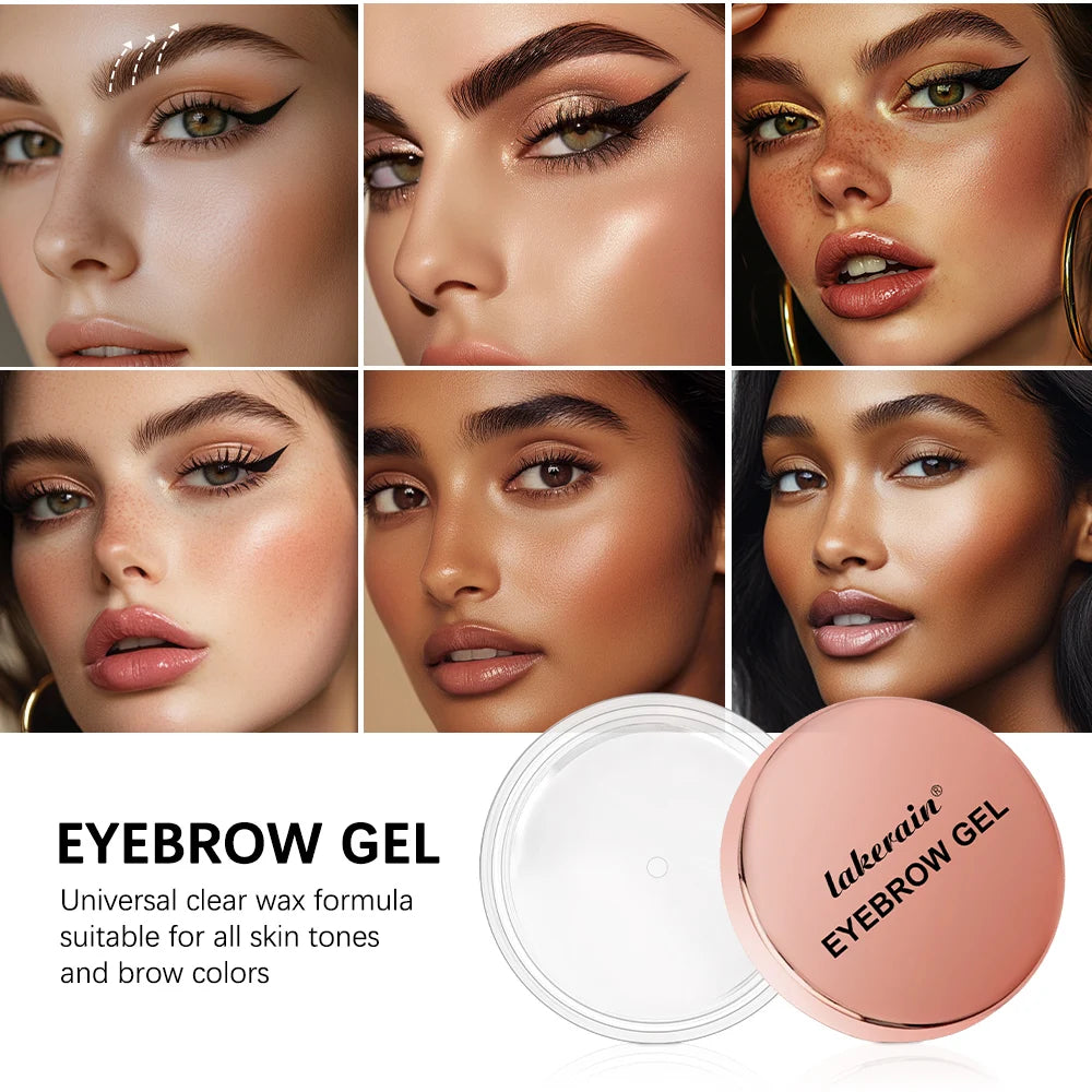 Waterproof Clear Eyebrow Styling Gel for Laminated Brow Look - 4