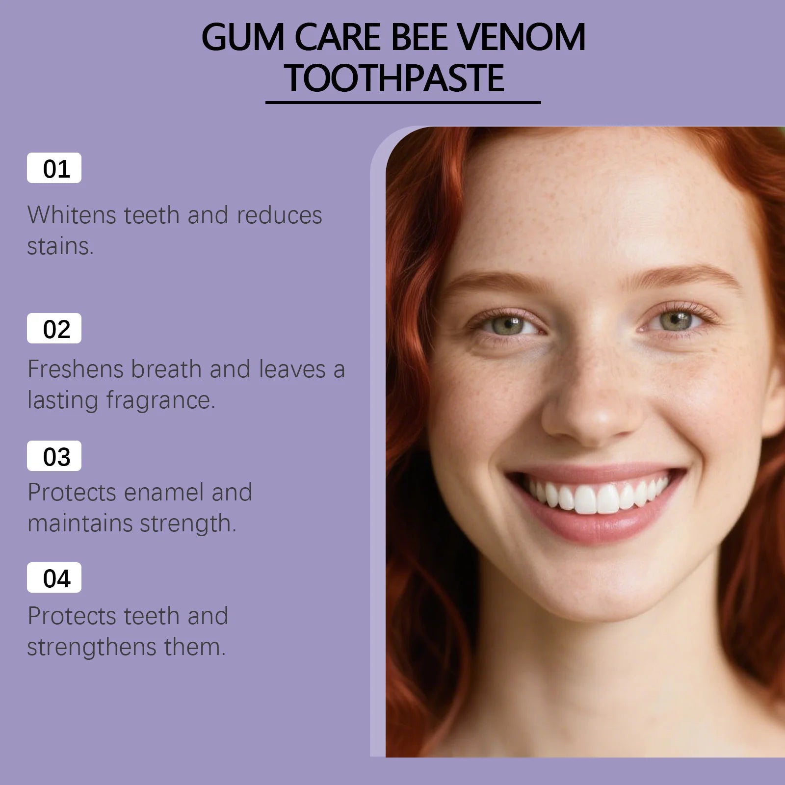 Bee Venom Gum Care and Teeth Whitening Toothpaste - 10