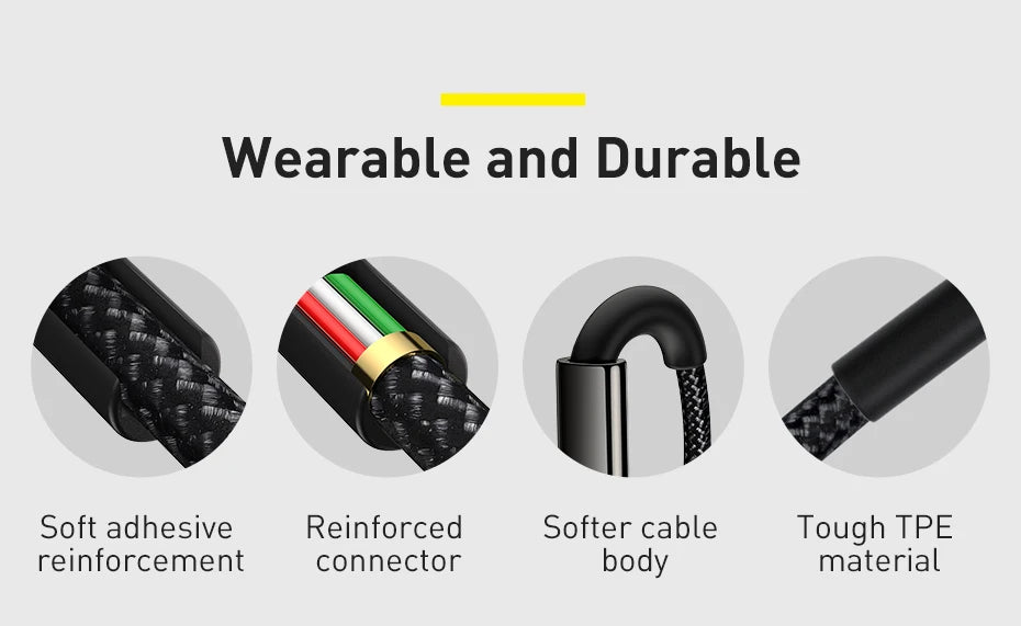 3-in-1 Fast Charging USB Cable for Multiple Devices