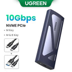 Dual Protocol M.2 NVMe SATA SSD Enclosure USB-C 10Gbps Adapter