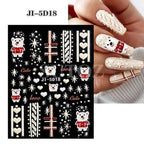 Christmas Cartoon Nail Art Decals