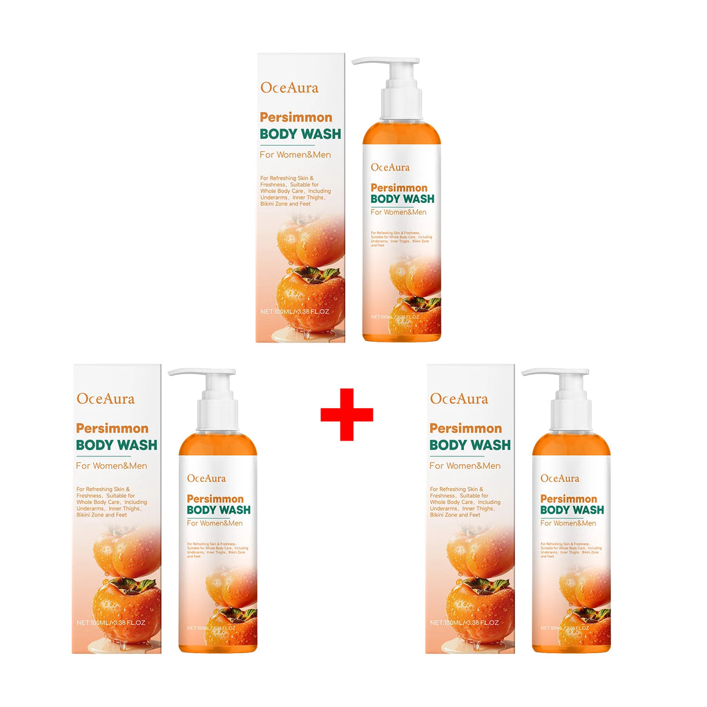 Persimmon Body Wash for Sweat Odor Elimination
