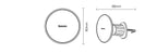 Magnetic Wireless Car Charger and Phone Mount 15W