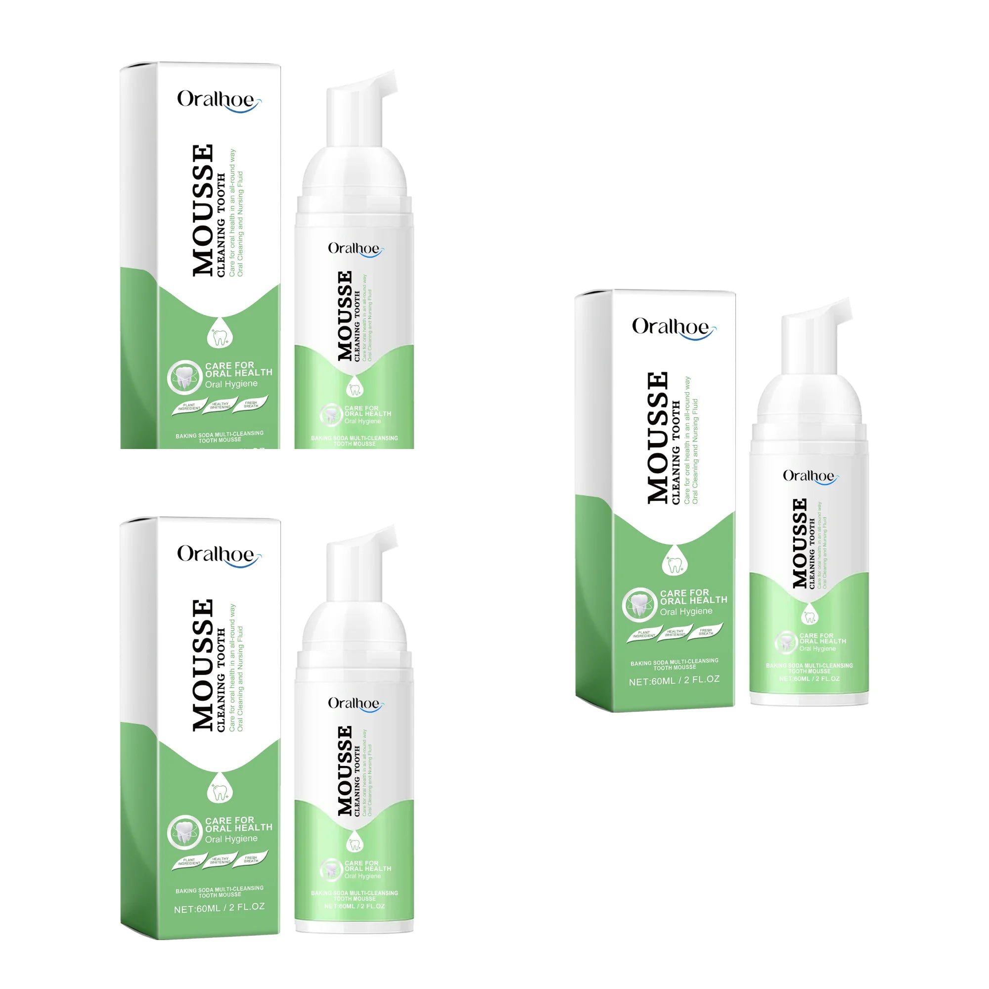 Whitening Foaming Toothpaste for Stain Removal and Fresh Breath - 16