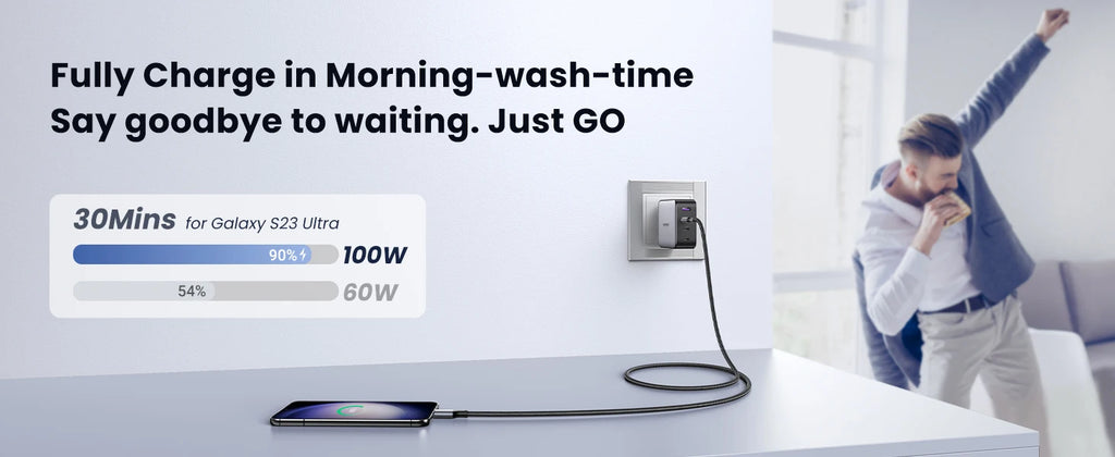100W USB-C to USB-C Fast Charging and Data Sync Cable